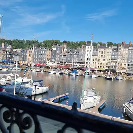 Apartment Le Petit Navire - 4p - View Of The Port Of Honfleur